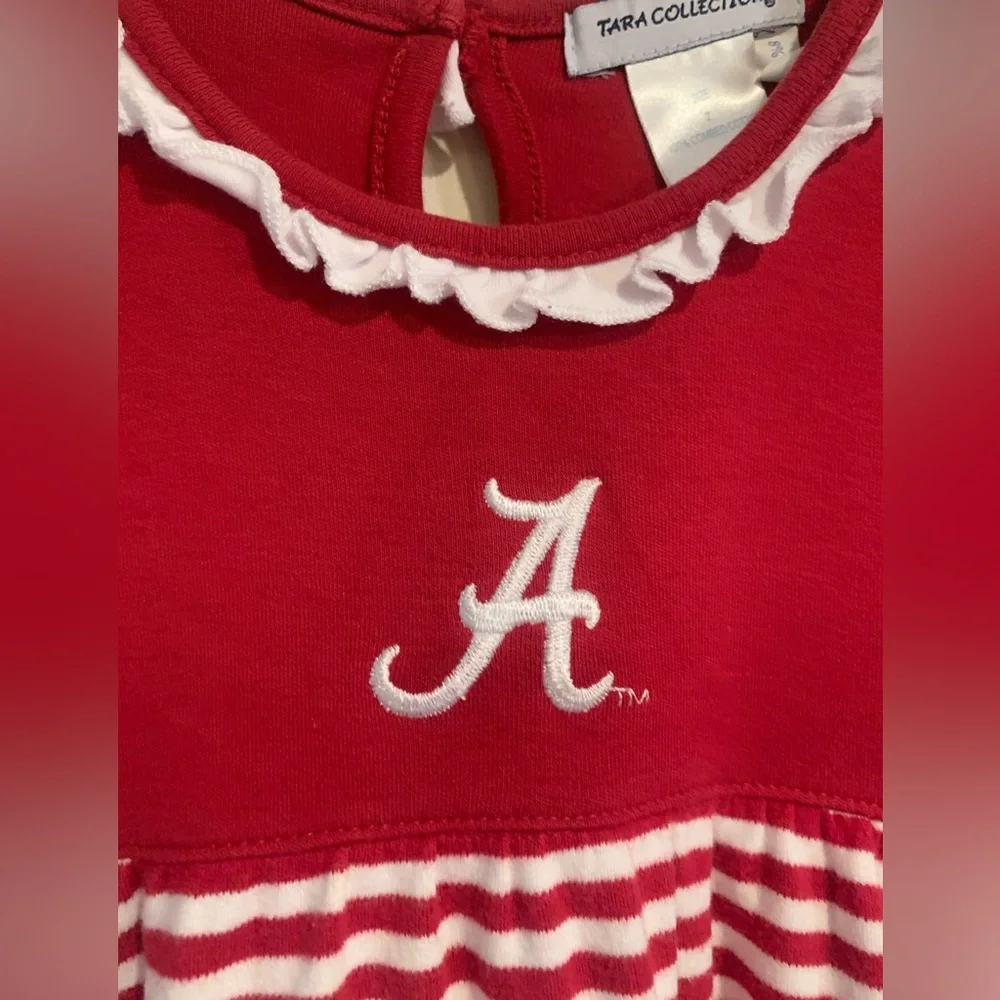 Tara Collection Alabama Crimson Tide Little Girls Short Sleeve Dress Size 2 - Picture 4 of 11